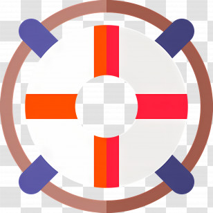 Lifebuoy - White And Orange Lifebuoy For Safety Transparent PNG