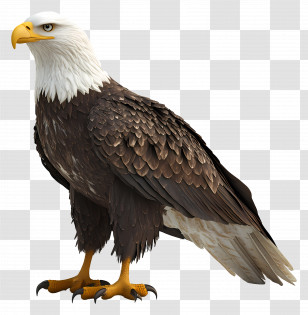 Bald Eagle - Majestic Eagle Illustration Transparent PNG