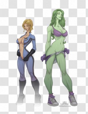 She-Hulk Invisible Woman Amadeus Cho Iron Man - Art - She Hulk Transparent PNG