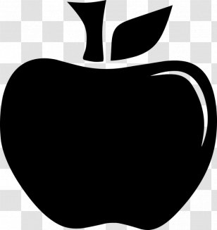 Clip Art - Black - Apple Teacher Onlinewebfonts Transparent PNG