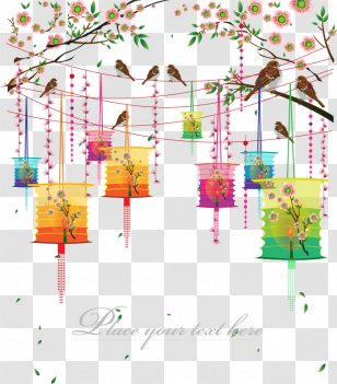 Wedding Invitation Paper Lantern Chinese New Year - Gift Transparent PNG