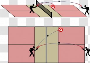 Pickleball Eye Visual Perception Angle - Rectangle - Turn The Court Transparent PNG