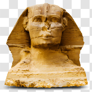 Egypt - Ancient Sphinx Sculpture With Historical Significance Transparent PNG