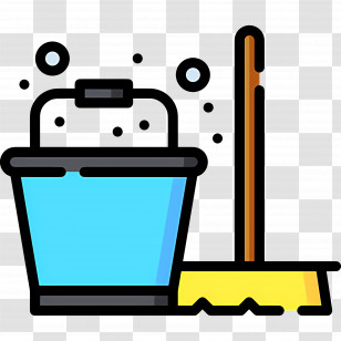 Cleaning Mop - Cleaning Tools For Household Sanitation Transparent PNG