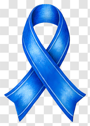 Autism Awareness Ribbon - Blue Awareness Ribbon Symbol Transparent PNG