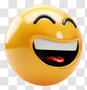 Emoji - Excited Laughing Emoji Icon Transparent PNG