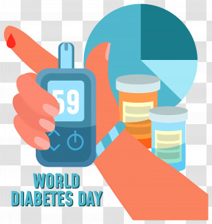 World Diabetes Day - World Diabetes Day Awareness Transparent PNG
