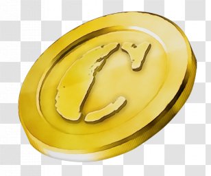 Gold Coin - Yellow - Ear Symbol Transparent PNG