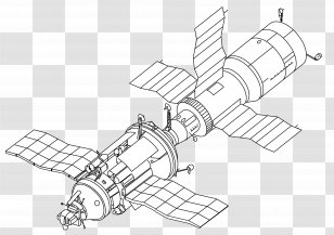 Kosmos 1686 TKS Salyut Programme Space Station - Propeller - Craft Transparent PNG