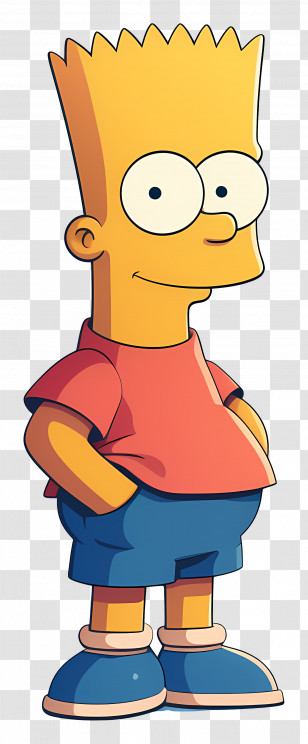 Bart Simpson - Cartoon Boy Character Illustration Transparent PNG