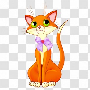 Cat Kitten Clip Art - Vertebrate - Ginger Transparent PNG