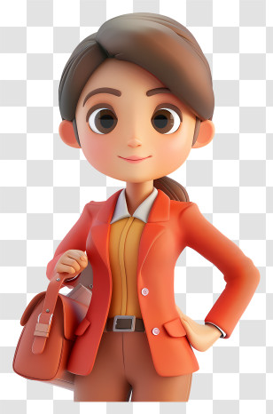 Business Woman Cartoon - Cartoon Business Woman Transparent PNG