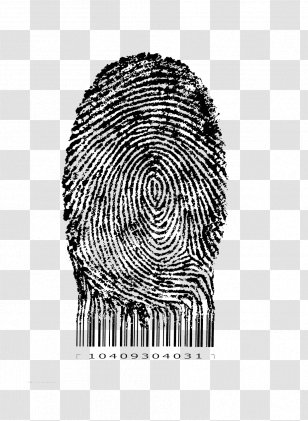 Fingerprint Comics Black And White Icon - Plant - Plants Transparent PNG