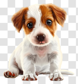 Puppy - Cute Puppy Illustration Transparent PNG
