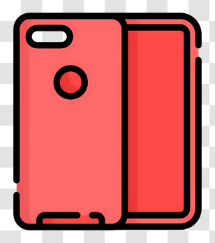 Mobile Logo - Red Phone Case Icon Transparent PNG