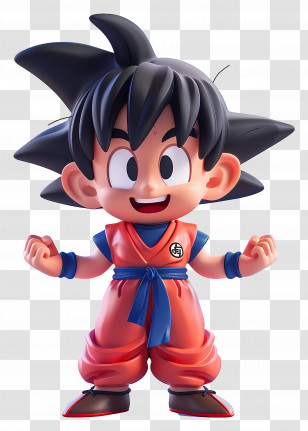 Goku - Anime Cartoon Character Transparent PNG