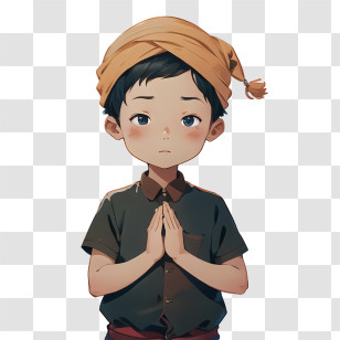 Indonesian Child
 - Boy Praying With Hands Together Transparent PNG