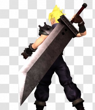 Cloud Strife Final Fantasy VII Remake Link Kingdom Hearts Coded - Sprite Transparent PNG