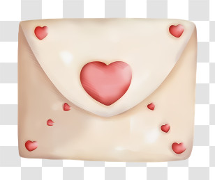 Mail - Heart Envelope With Hearts Transparent PNG