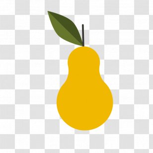 Pyrus Nivalis - Orange - Pear Transparent PNG
