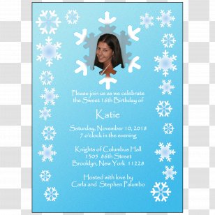 Wedding Invitation Sweet Sixteen Ira's Peripheral Visions Individual Retirement Account - Blue Transparent PNG