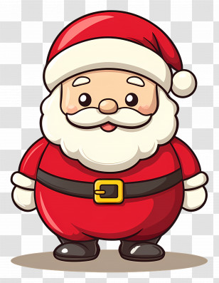 Santa Claus - Cute Santa Claus Illustration For Christmas Transparent PNG