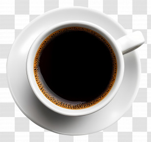 Black Coffee - Cup Of Black Coffee Transparent PNG