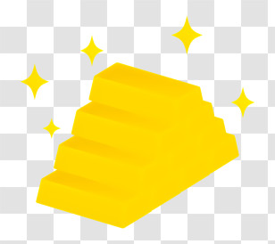Business - Gold Bars Illustration Transparent PNG