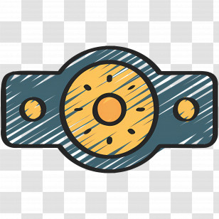 Champion Belt - Stylish Belt With Buckle Transparent PNG