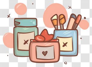 Paintbrush - Cosmetics And Makeup Brushes Transparent PNG