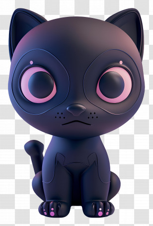 Black Panther - Black Cat Cartoon Transparent PNG