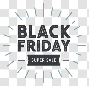 Black Friday Super Sale - Black Friday Super Sale Badge Transparent PNG