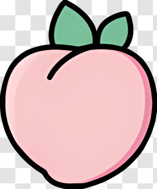 Icon - Minimalist Pink Peach Illustration Transparent PNG