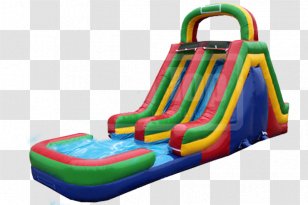 Playground Slide Inflatable Bouncers Water Swimming Pool - Slip N Transparent PNG