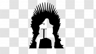 Eddard Stark Jon Snow Iron Throne Daenerys Targaryen House - Silhouette Transparent PNG