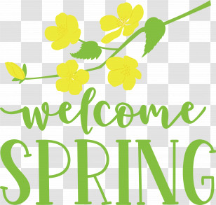 Welcome Spring Spring Transparent PNG