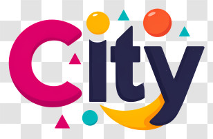 City - Colorful City Logo Transparent PNG