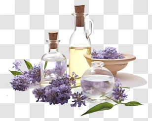 Essential Oils - Essential Oils With Lavender Transparent PNG