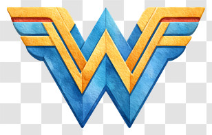 Wonder Woman Logo - Wonder Woman Emblem Transparent PNG