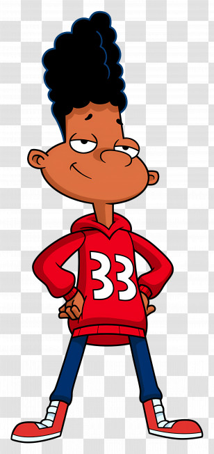 Cartoon Character - Boy In Red Hoodie Cartoon Transparent PNG