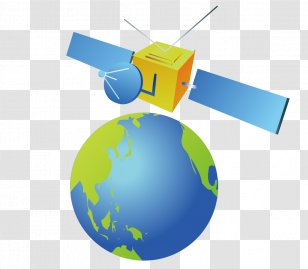 Earth Communications Satellite - And Monitors Transparent PNG