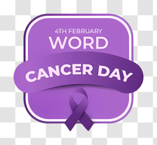 World Cancer Day - 4th February World Cancer Day Transparent PNG