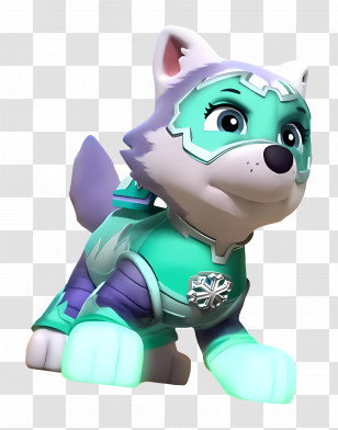Paw Patrol - Cartoon Dog In Superhero Costume Transparent PNG