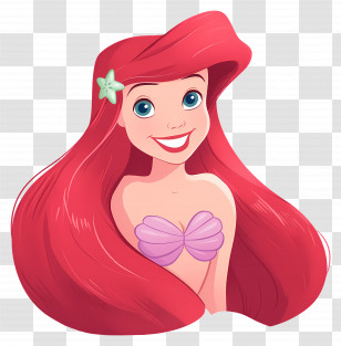 Ariel - Mermaid Cartoon Character Transparent PNG