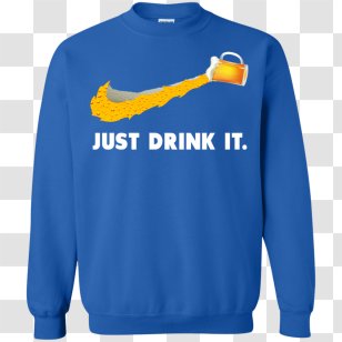 T-shirt Hoodie Sweater Sleeve - Electric Blue Transparent PNG