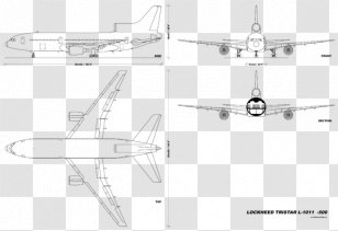 Lockheed L-1011 TriStar Aircraft L-100 Hercules Corporation - L1011 Tristar - Boeing 767 Transparent PNG