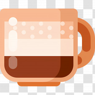 Cappuccino Coffee - Cute Coffee Mug Illustration Transparent PNG