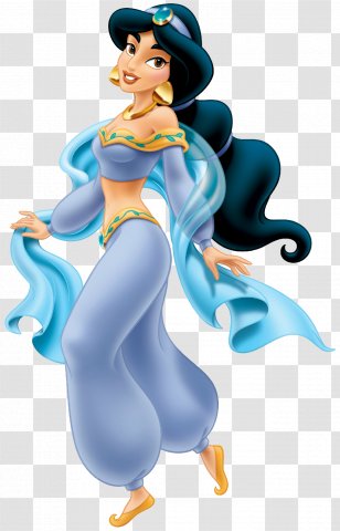 Genie Princess Jasmine Aladdin Jafar Cartoon - Art Transparent PNG