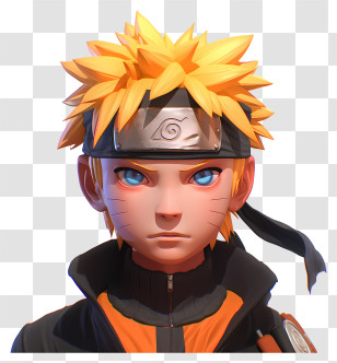 Naruto - Anime Character With Spiky Hair Transparent PNG