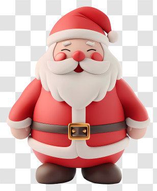 Santa Claus - Cute Cartoon Santa Claus Transparent PNG
